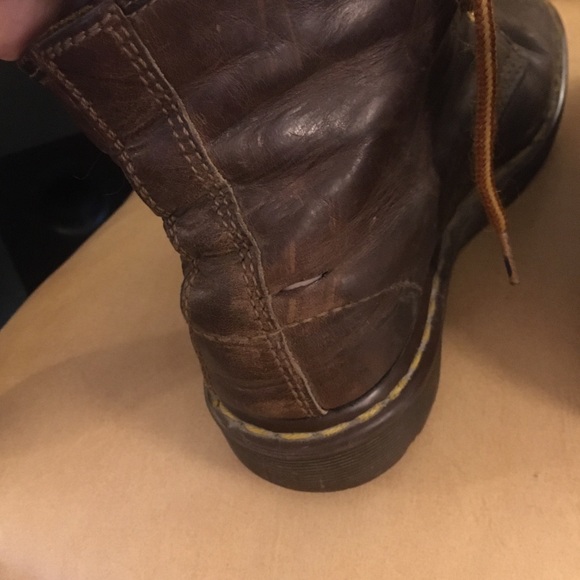 Vintage made in England Brown Leather Dr Martens - Picture 4 of 4